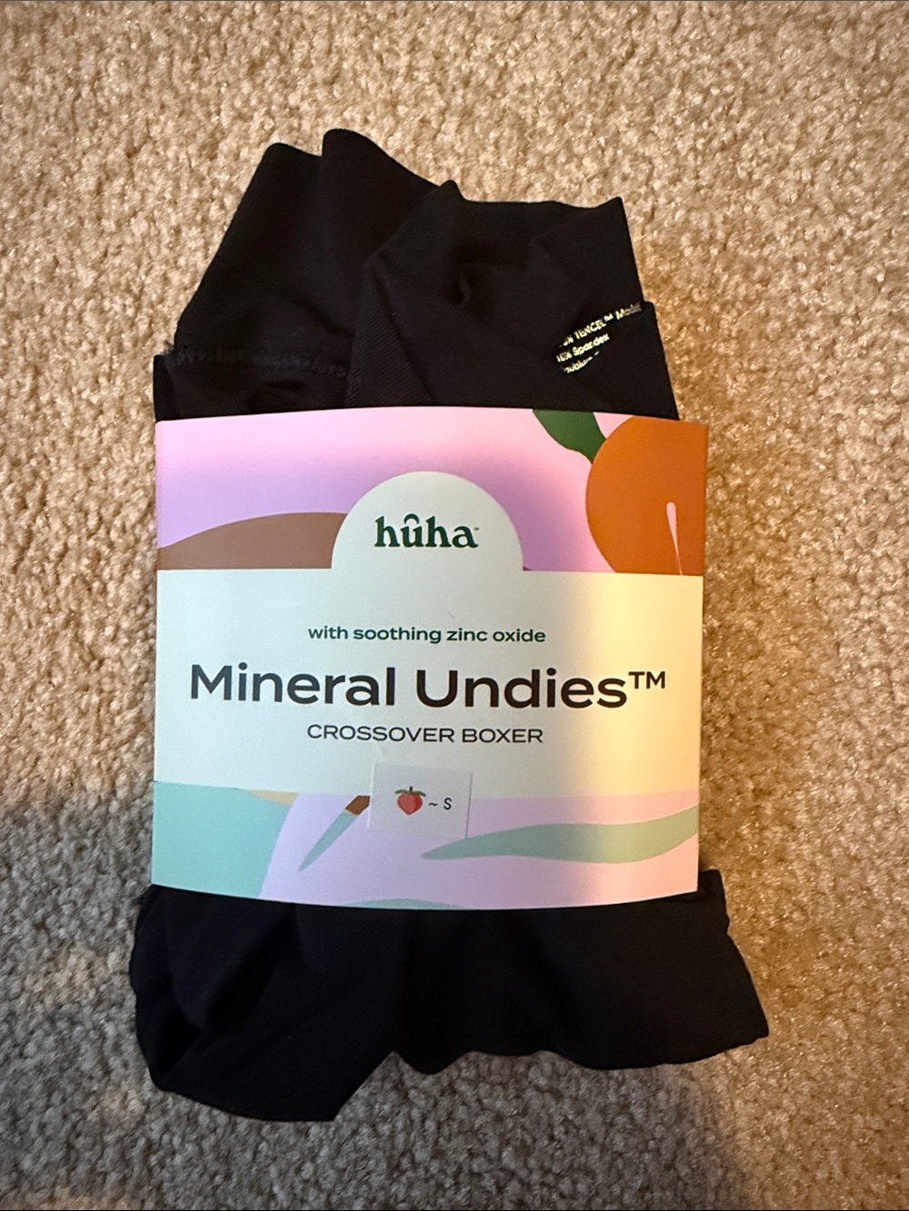 Huha Mineral Undies™ Crossover Boxer — Black